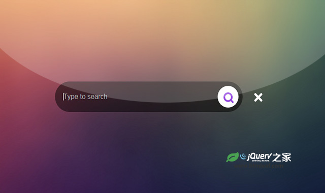 CSS3制作炫酷搜索框动画特效