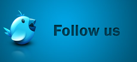 Follow us on twitter