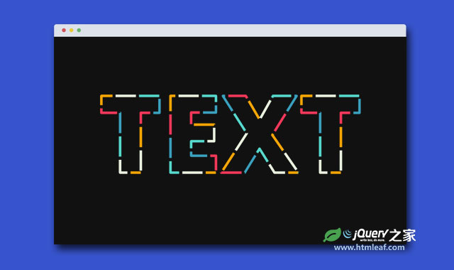 HTML5 SVG和CSS3超酷文字遮罩动画特效