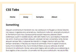 简易版CSS3 Tab菜单 实用的Tab切换