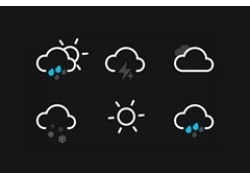 CSS3实现带动画的天气图标代码