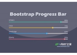 Bootstrap超酷进度条动画UI设计