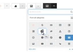 fontIconPicker小巧的jQuery字体图标选择器