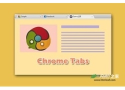 jQuery时尚Chrome浏览器样式Tabs选项卡特效