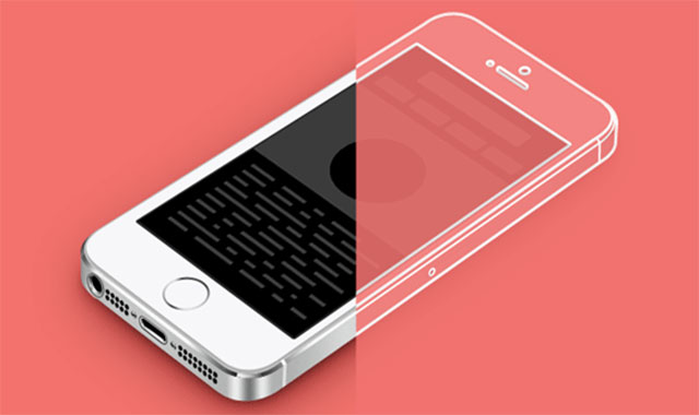 html5 svg线条动态绘制iphone边框动画效果