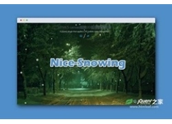 HTML5 canvas炫酷3D雪花飘落特效