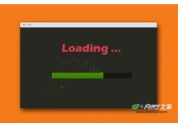 HTML5 canvas粒子飞射的loading进度条特效