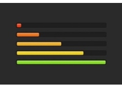 纯css3进度条动画效果