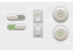 纯css3各种开关按钮动画特效