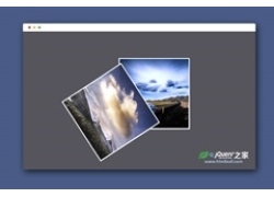 CSS3炫酷堆叠图片展示动画特效