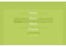 13种html5+css3全屏遮罩效果导航菜单