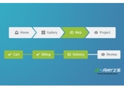 9种响应式面包屑导航和分步导航指示器UI设计