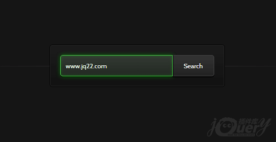 css荧光搜索框特效