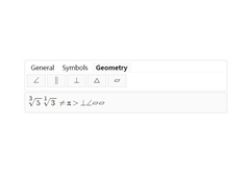 jQuery数学公式编辑器特效