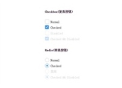 CSS3单选按钮和复选按钮特效
