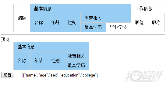 jQuery树状数据转表格插件TreeTable.js