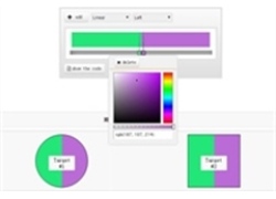 jQuery CSS3颜色渐变选择器