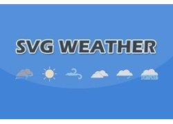 html5 svg天气预报图标特效