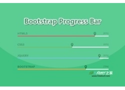 炫酷Bootstrap进度条美化效果