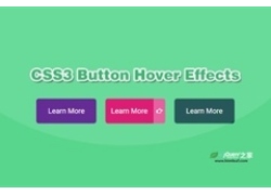 5种纯CSS3鼠标hover按钮动画效果