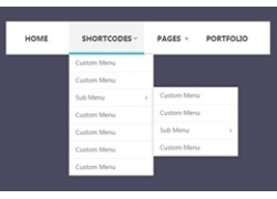 bootstrap多级导航菜单代码