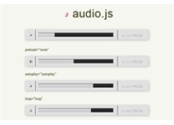 audio.js制作音乐播放器特效