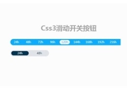 jQuery+CSS3选择滑块按钮代码