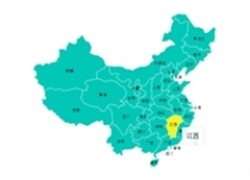 SVG中国地图各省份jQuery特效