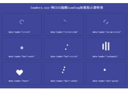 纯CSS3实现图标加载动画特效
