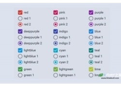 纯CSS3 Material Design风格单选框和复选框