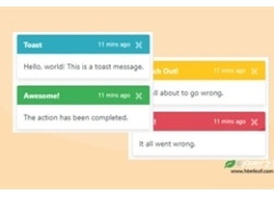 基于Bootstrap4的Toast提示插件
