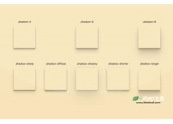 纯CSS3炫酷元素盒阴影效果插件shadow.css