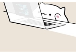 HTML5 SVG卡通猫敲键盘特效