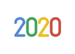 仿谷歌2020数字SVG动画特效