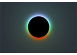 彩色发光的黑洞CSS3特效