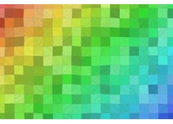 彩虹方块图案Canvas特效