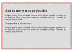 纯CSS3垂直Tab菜单 Tab样式可自定义