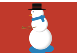 2014圣诞节一款纯css3实现的雪人动画特效