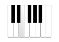 钢琴键盘样式HTML5特效